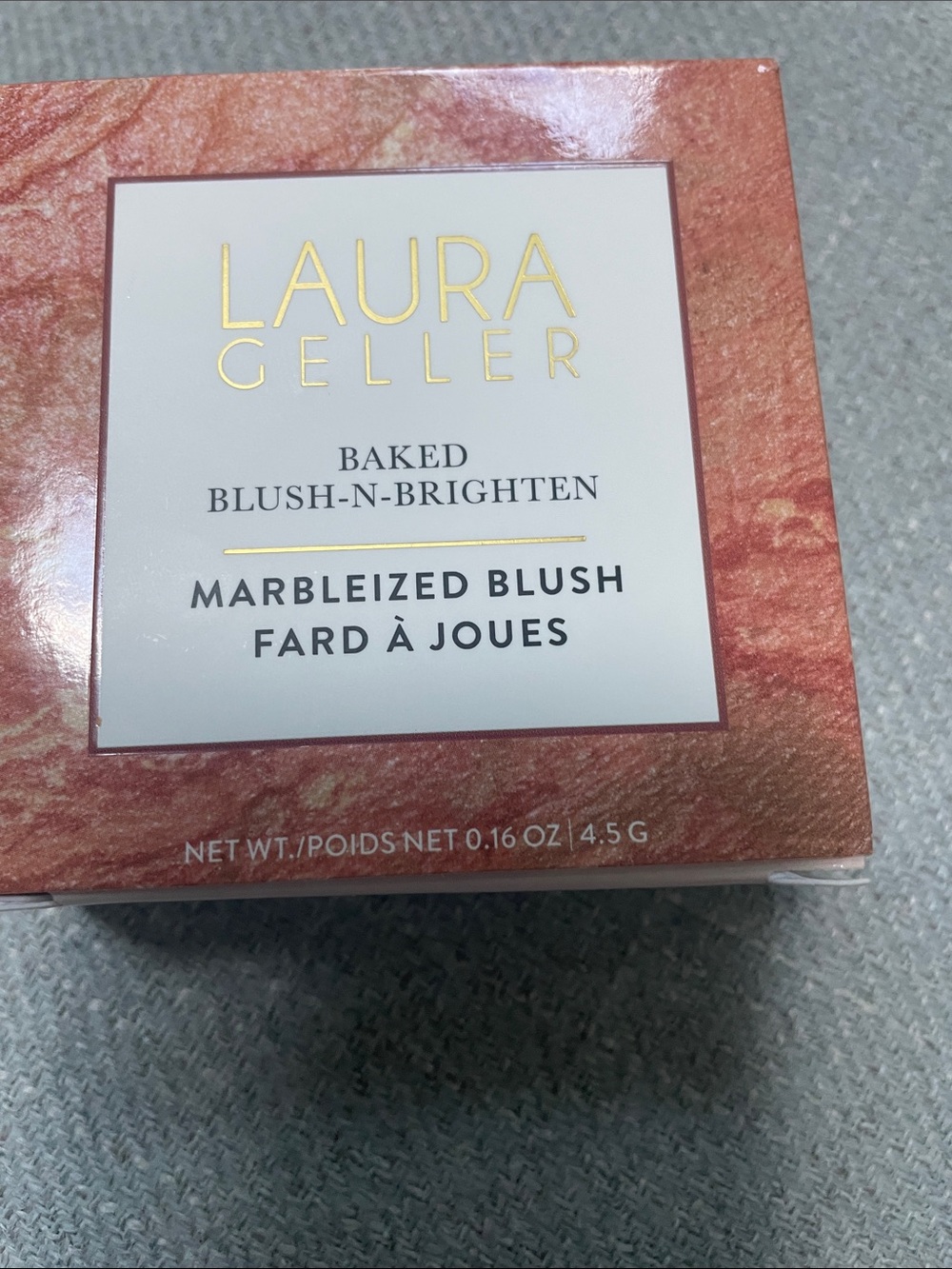 Laura Geller Marbleized Blush - Coral Pink Swirl